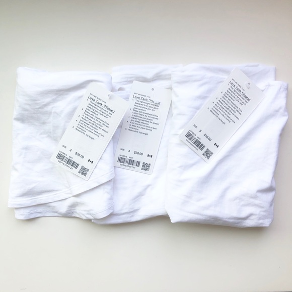 Lululemon White Love Tank Pleated - Picture 5 of 8